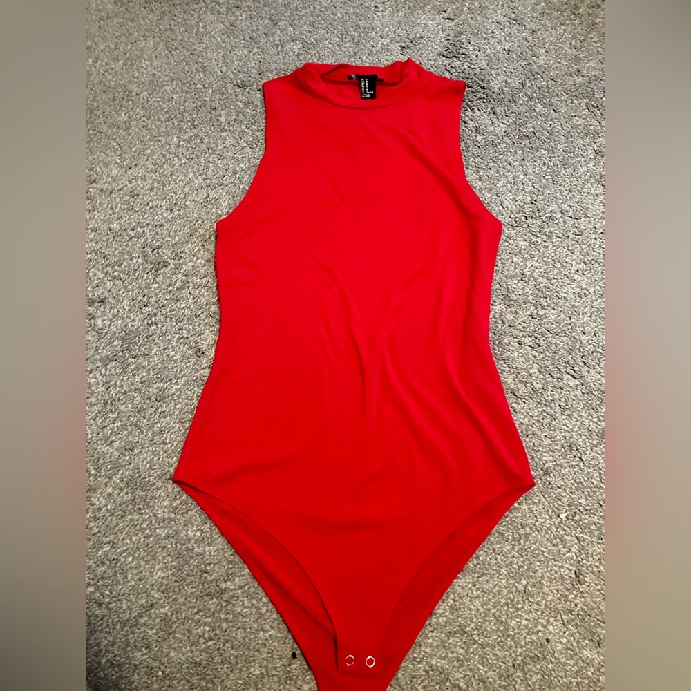 Forever 21 red bodysuit